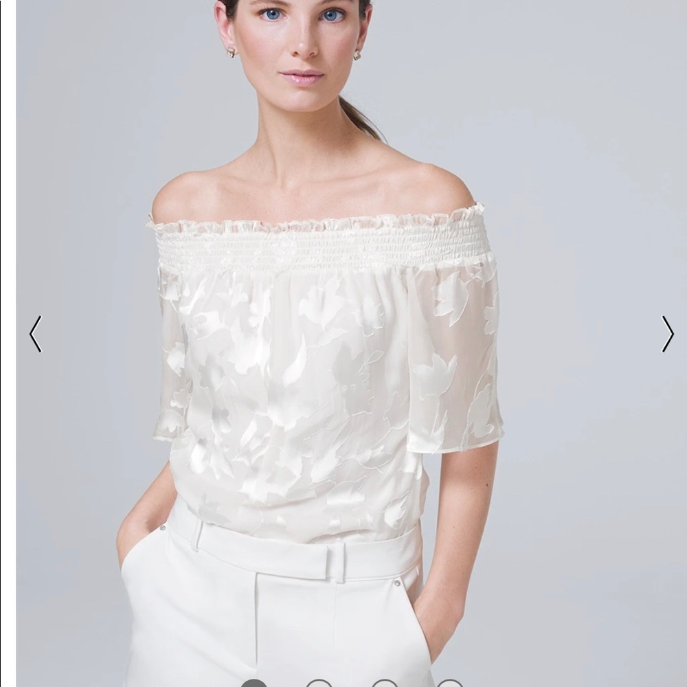 White House Black Market SilkBlend Blouse